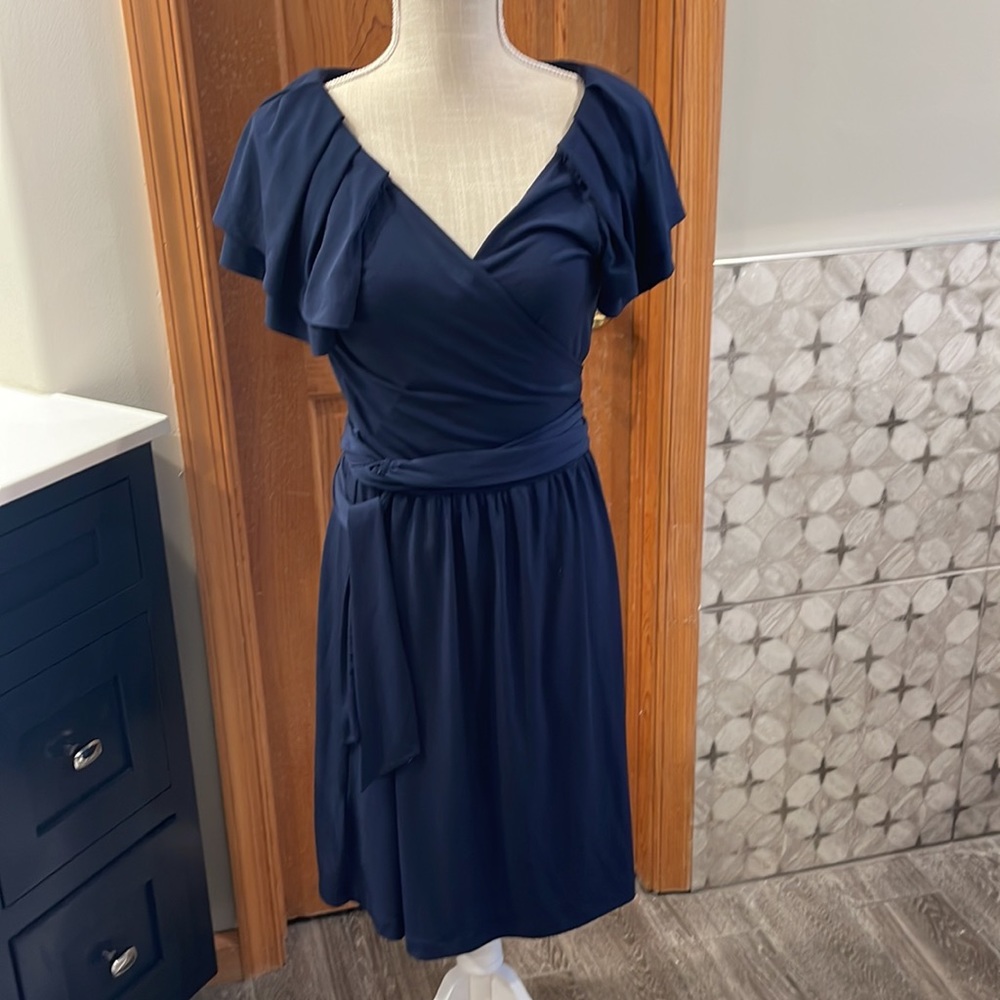Sapphire blue bcbg dress